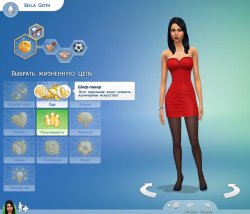 Черты характера и жизненные цели  в Sims 4